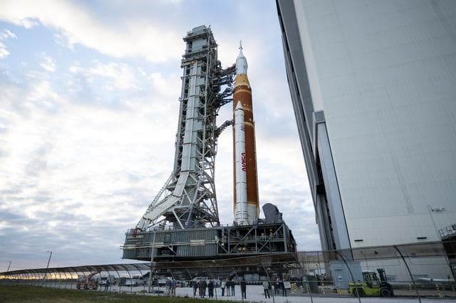 NASA image: Artemis II Rollout