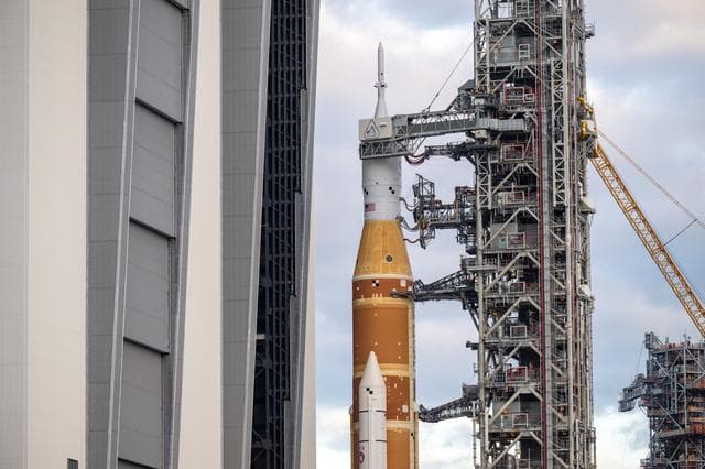 NASA image: Artemis II Rollout