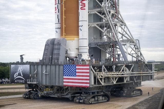 NASA image: Artemis II Rollout