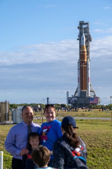 NASA image: Artemis II Rollout