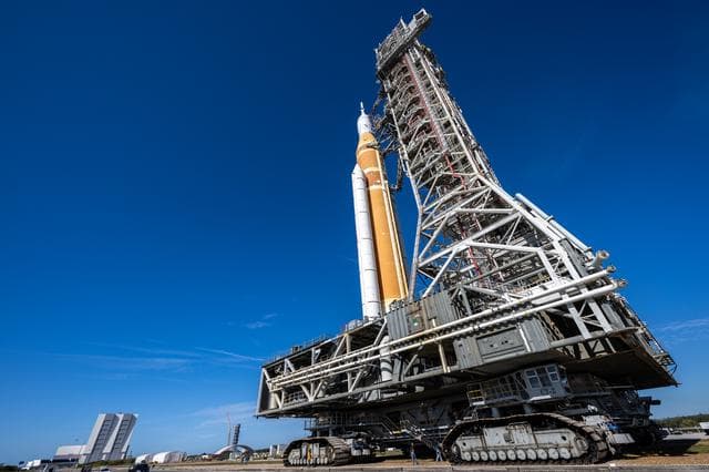 NASA image: Artemis II Rollout