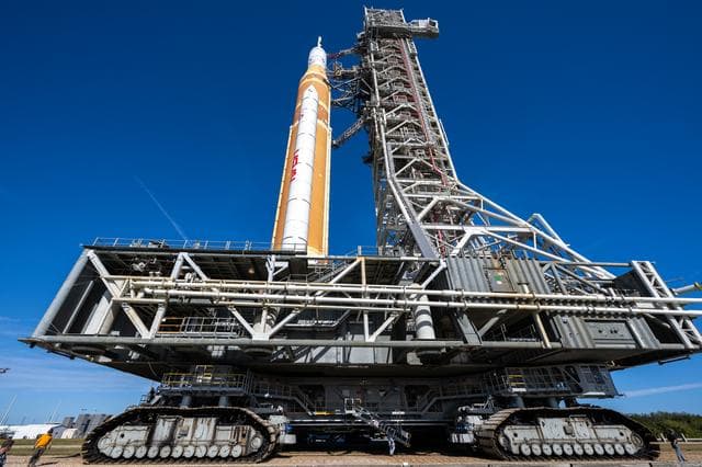 NASA image: Artemis II Rollout
