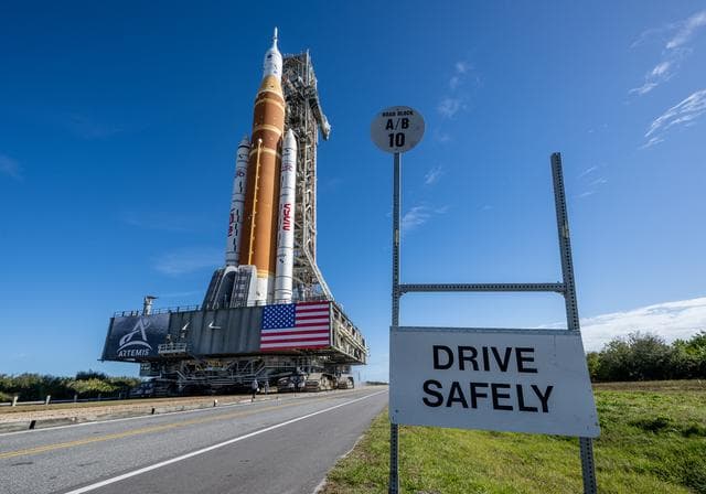 NASA image: Artemis II Rollout