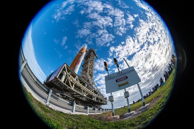 NASA image: Artemis II Rollout