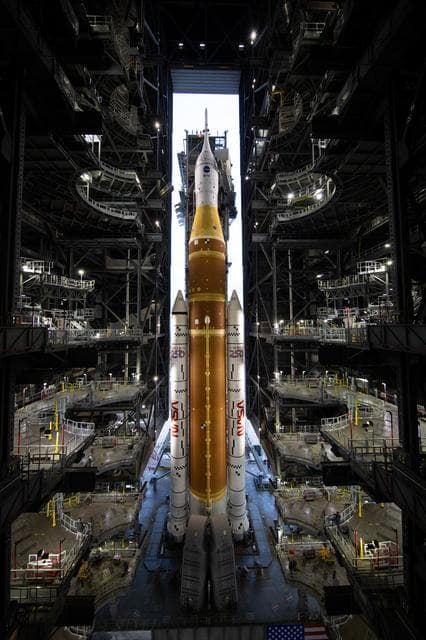 NASA image: Artemis II Rollout