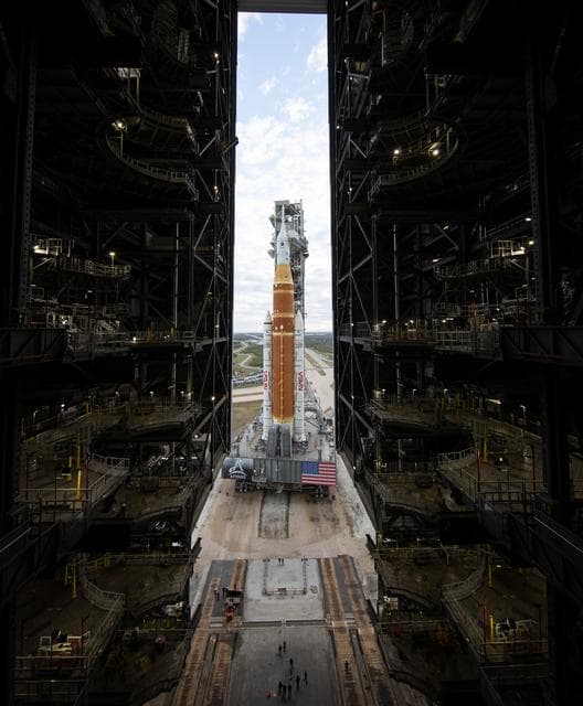 NASA image: Artemis II Rollout