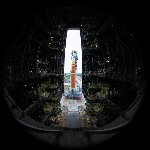 NASA image: Artemis II Rollout