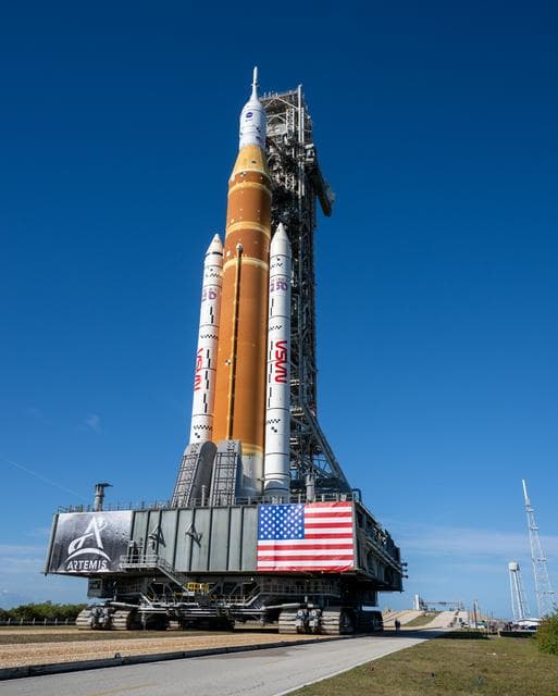 NASA image: Artemis II Rollout