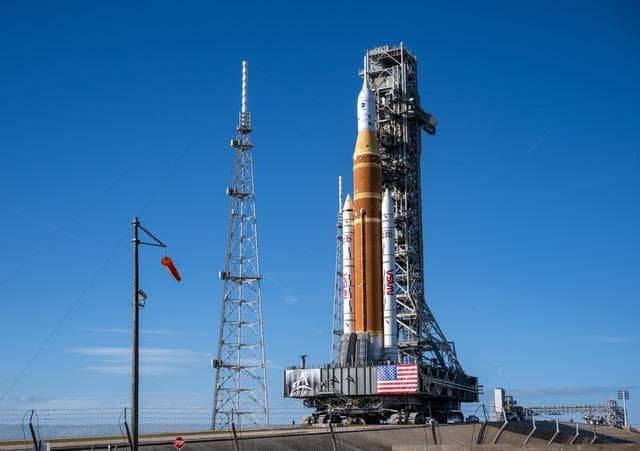 NASA image: Artemis II Rollout