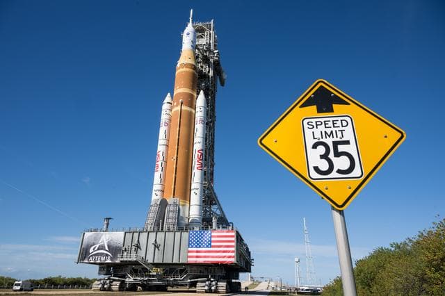 NASA image: Artemis II Rollout