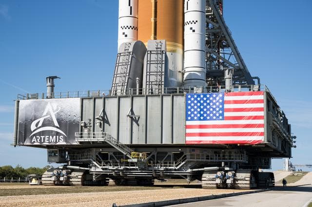 NASA image: Artemis II Rollout