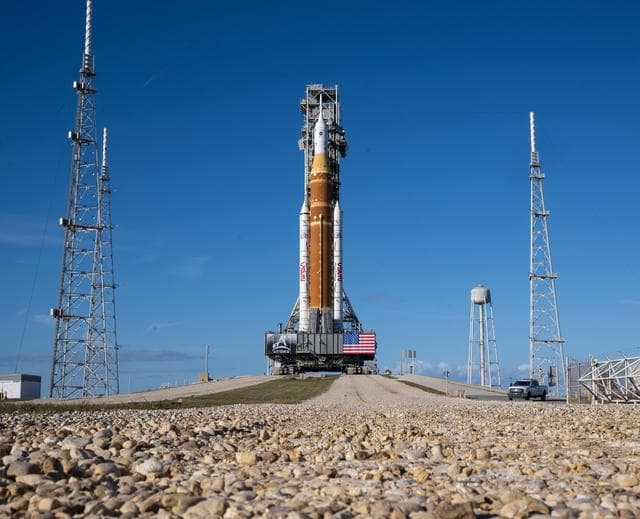 NASA image: Artemis II Rollout