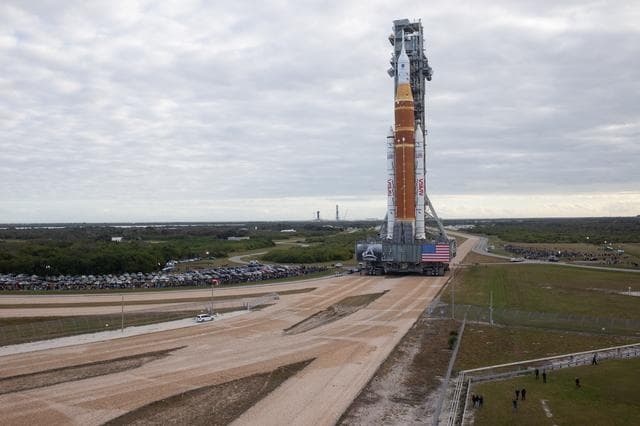 NASA image: Artemis II Rollout