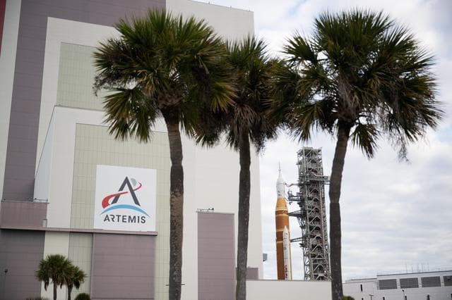 NASA image: Artemis II Rollout