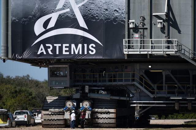 NASA image: Artemis II Rollout