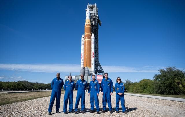 NASA image: Artemis II Rollout