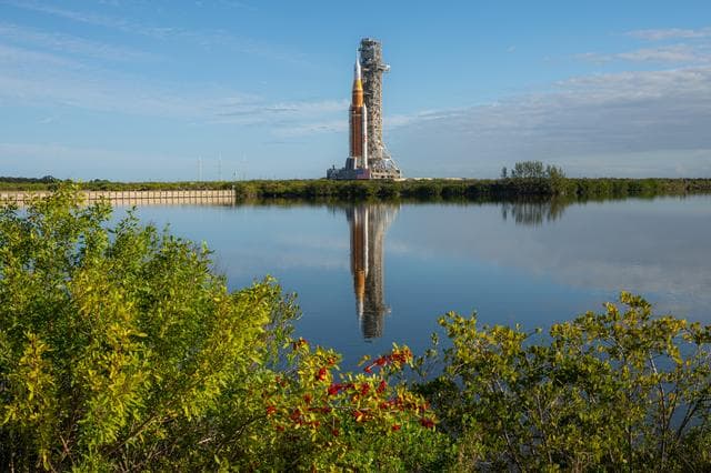NASA image: Artemis II rollout