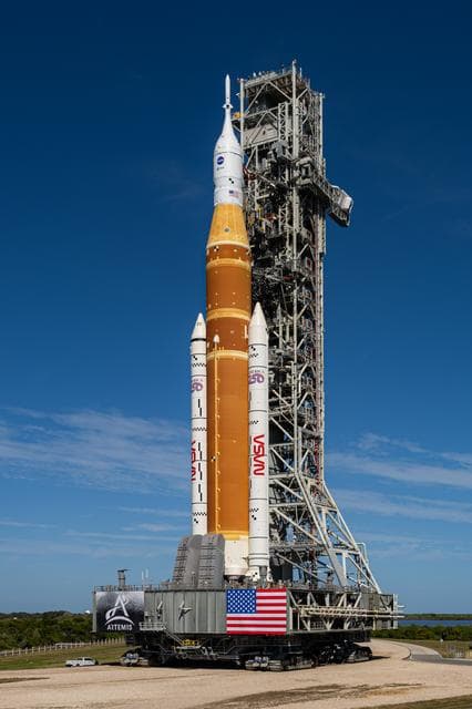 NASA image: Artemis II rollout