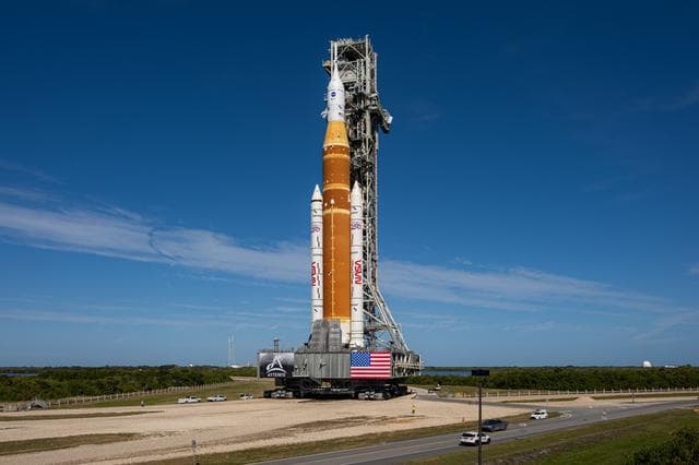 NASA image: Artemis II rollout