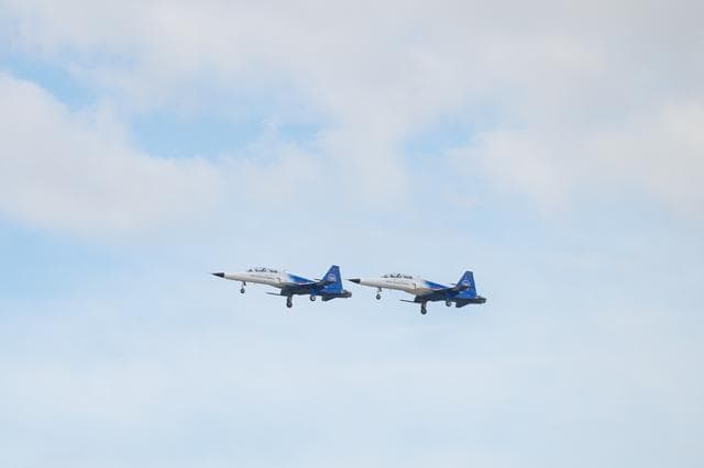NASA image: Administrator Isaacman Flies His F-5 Aircraft