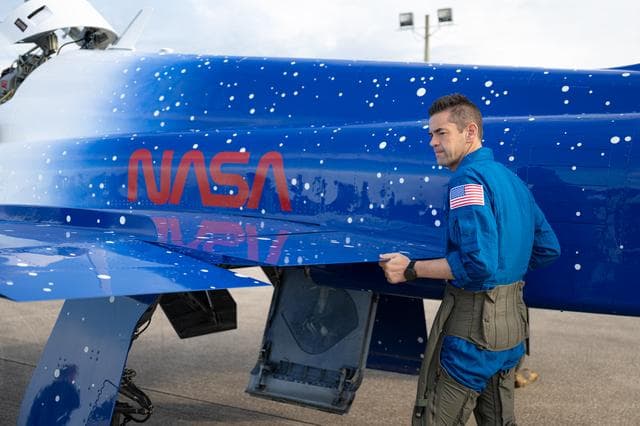 NASA image: Administrator Isaacman Flies His F-5 Aircraft