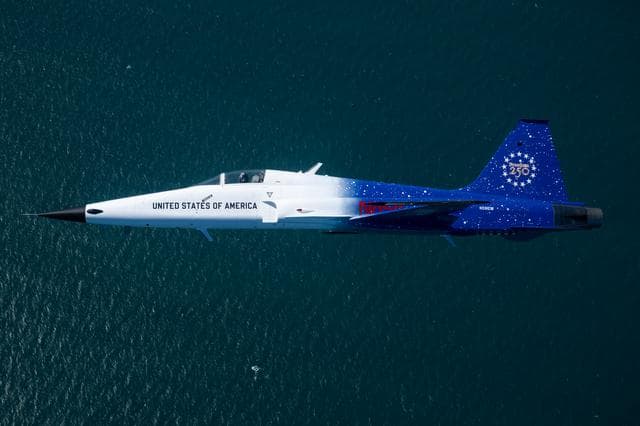 NASA image: Administrator Isaacman Flies His F-5 Aircraft