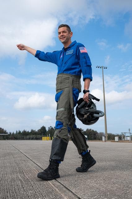 NASA image: Employee Flight with Administrator Isaacman