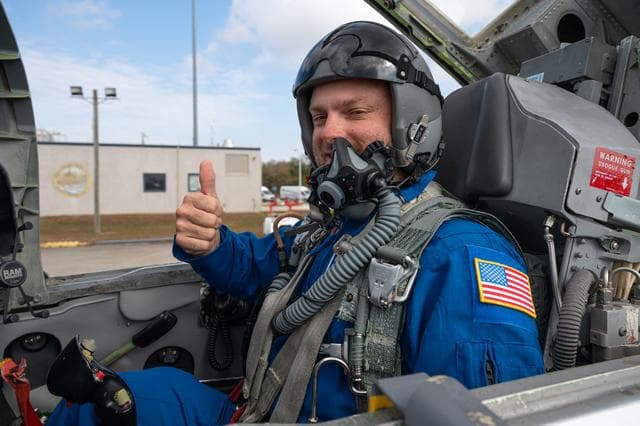 NASA image: Employee Flight with Administrator Isaacman