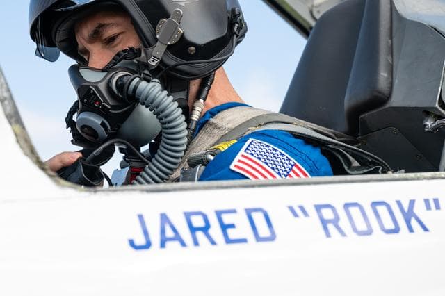 NASA image: Employee Flight with Administrator Isaacman