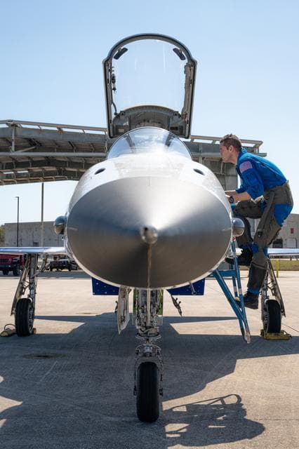 NASA image: Administrator Isaacman Flies His F-5 Aircraft