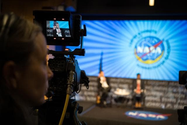 NASA image: Coffee and Donuts with Administrator Isaacman