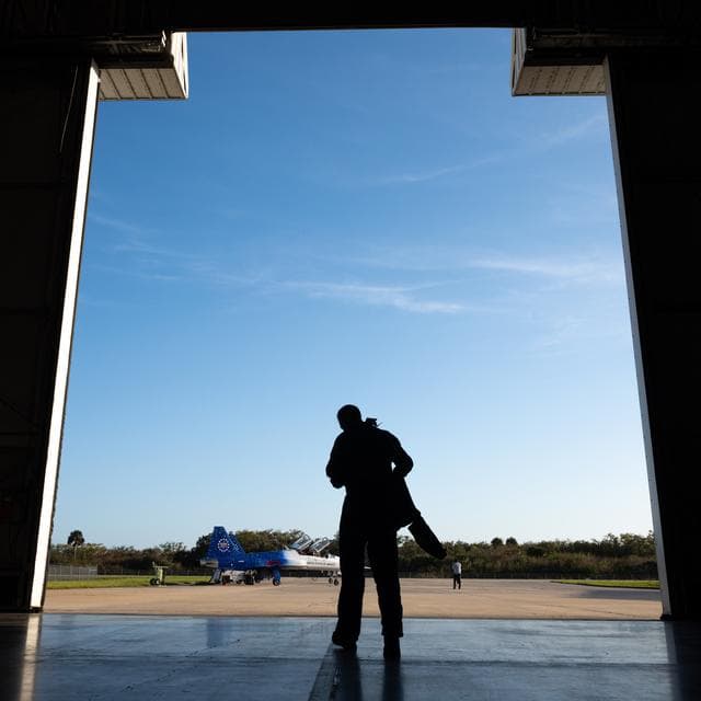 NASA image: Administrator Isaacman Flies His F-5 Aircraft
