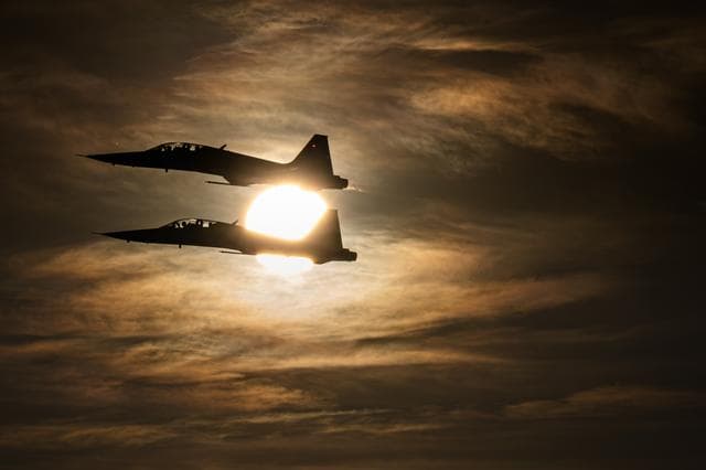NASA image: Administrator Isaacman Flies His F-5 Aircraft