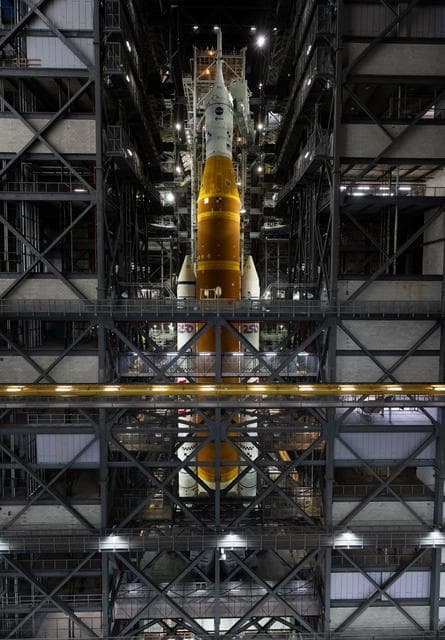 NASA image: Artemis II Rollout