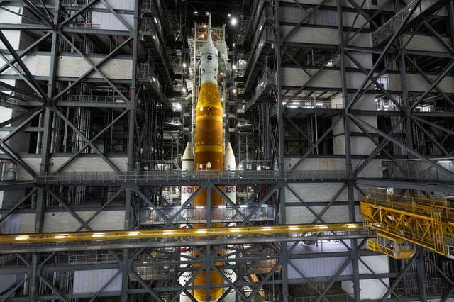 NASA image: Artemis II Rollout