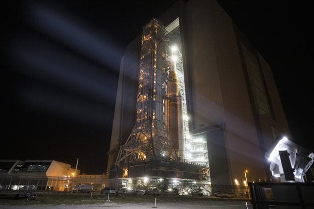 NASA image: Artemis II Rollout