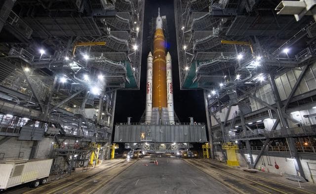 NASA image: Artemis II Rollout