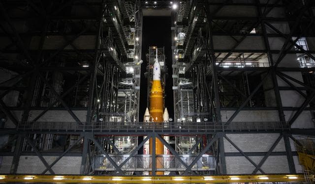NASA image: Artemis II Rollout
