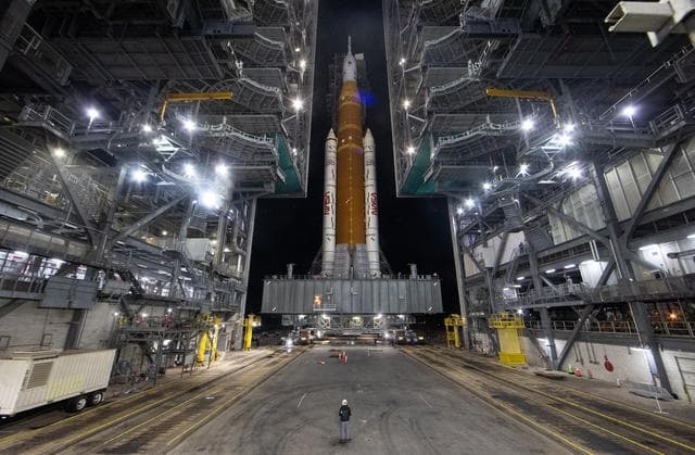 NASA image: Artemis II Rollout
