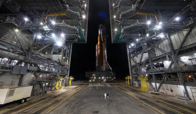 NASA image: Artemis II Rollout