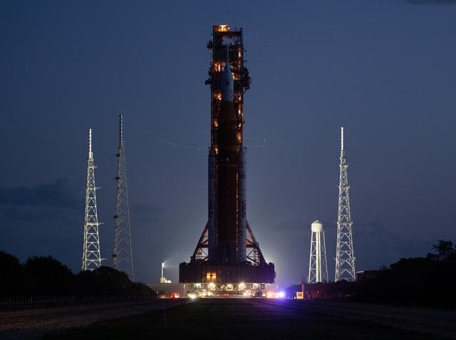 NASA image: Artemis II Rollout