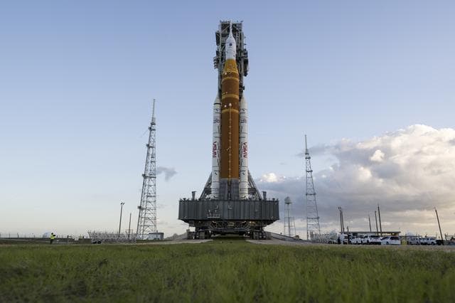 NASA image: Artemis II Rollout