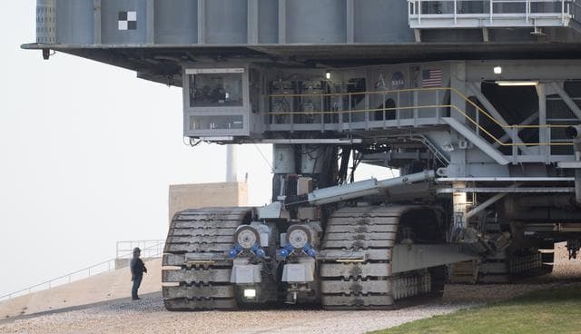 NASA image: Artemis II Rollout