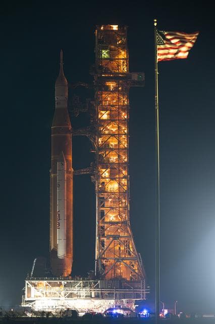 NASA image: Artemis II Rollout