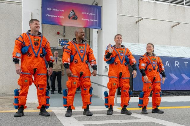 NASA image: Artemis II Launch Crew Walkout