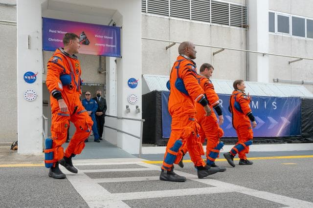 NASA image: Artemis II Launch Crew Walkout