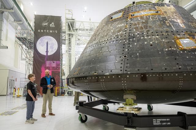 NASA image: Hilt Boling and Family Tour NASA's Kennedy Space Center