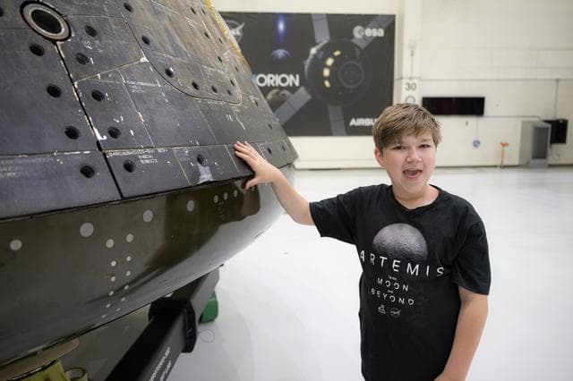 NASA image: Hilt Boling and Family Tour NASA's Kennedy Space Center