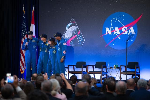 NASA image: Artemis II Crew Returns to Houston