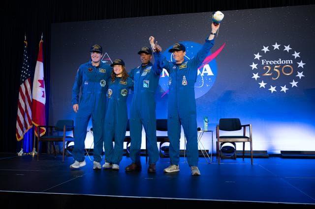 NASA image: Artemis II Crew Returns to Houston